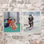 Shiraishi, Fumio (editor) and Gekko Ohashi (painter). Kabuki. Explanation and Stories. Series 2. – Bild 8