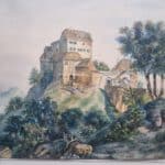 Hohen-Rechberg. Historische Burgansicht. – Bild 2